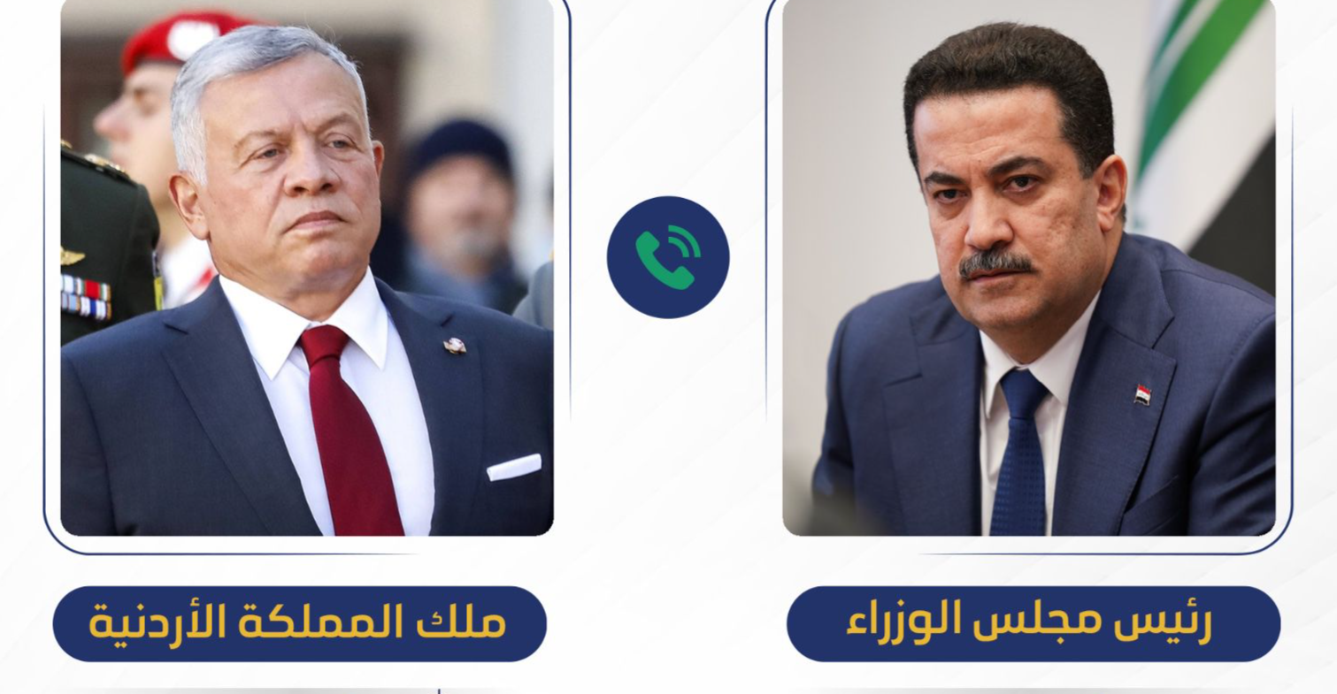 السوداني في اتصال هاتفي مع العاهل الأردني: لا يمكن التهاون بأمن واستقرار سوريا