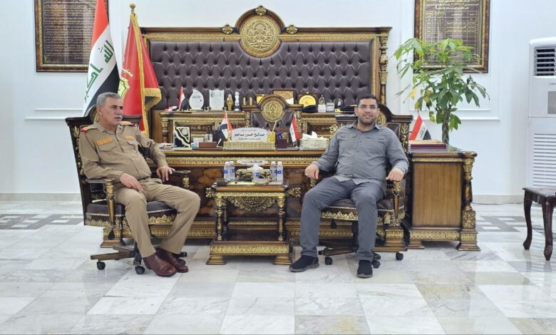 الحشد الشعبي وقيادة عمليات كركوك يبحثان تأمين قوافل الحجاج