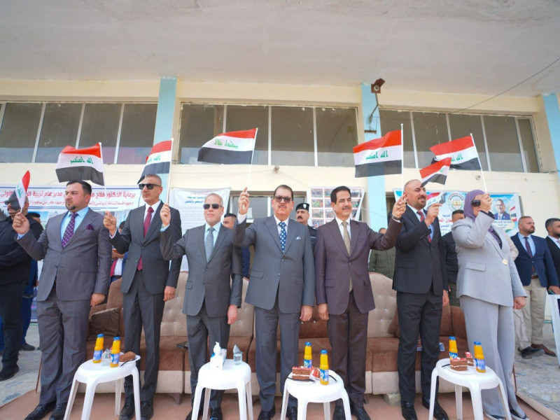 وزير التربية يفتتح المهرجان الرياضي السنوي لتربية الرصافة الأولى